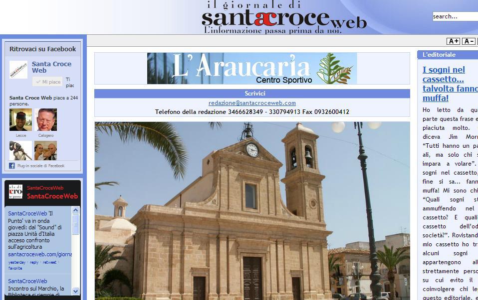  Arriva la nuova versione di Santa Croce Web: il nostro sito cambia veste per voi