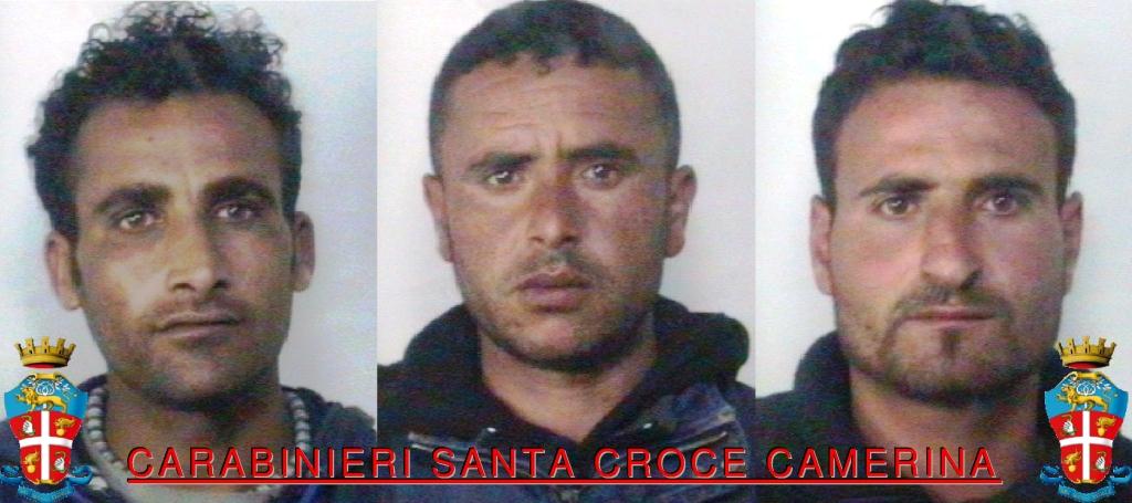  Spaccio di stupefacenti nelle campagne di Santa Croce: arrestati tre tunisini dai carabinieri