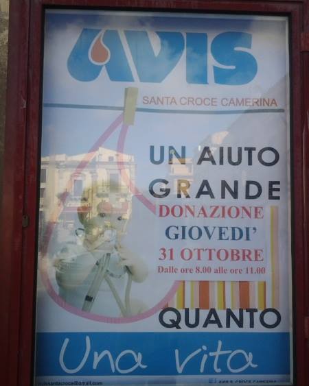  L’Avis di Santa Croce raddoppia: donazioni in sede giovedì 31 ottobre e domenica 3 novembre