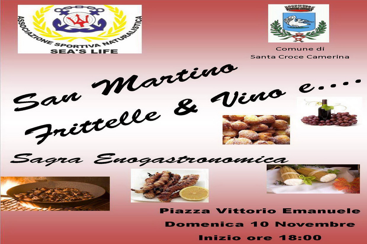  La Sea’a Life fa rivivere Santa Croce: frittelle e vino per la festa di San Martino il 10 novembre