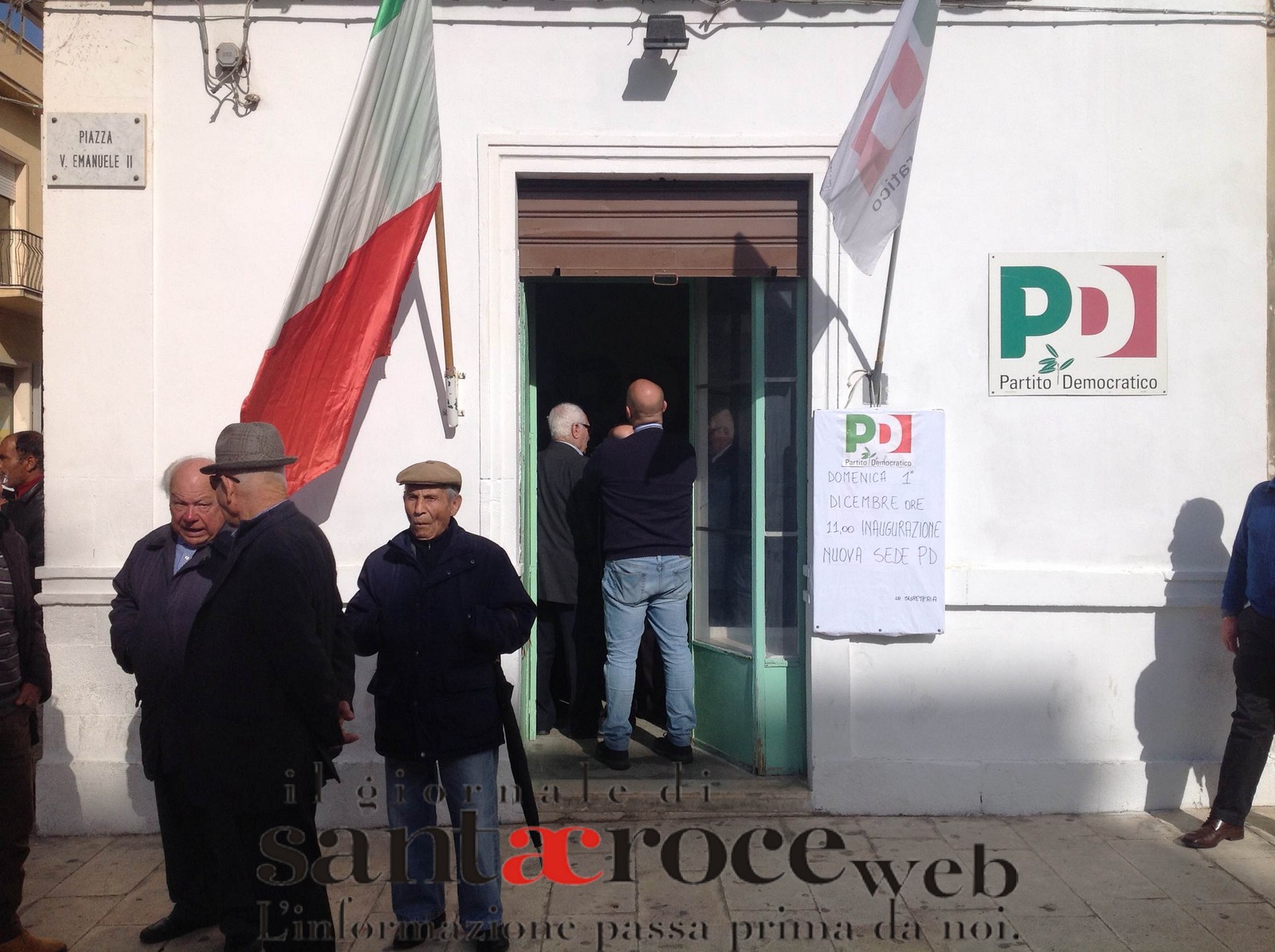  Inaugurata la nuova sede del PD a Santa Croce: presenti il sindaco e lo stato maggiore del partito