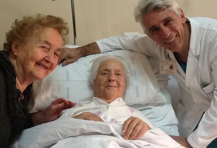  La tenacia di Lucia Barone: dopo aver compiuto 100 anni, si opera al femore e rassicura tutti