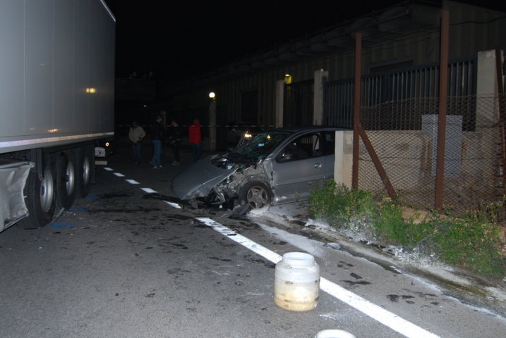  Scontro fra un tir e un’auto sulla SP 20 Comiso-Santa Croce: 4 feriti di cui uno in gravi condizioni