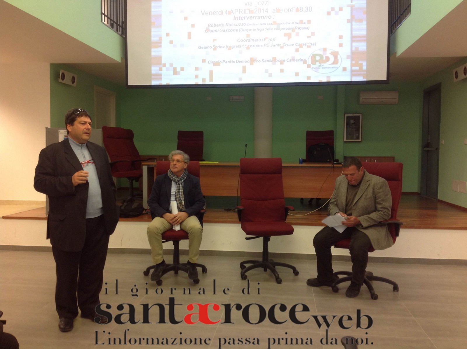  PD Santa Croce, dibattito sulla cooperazione, Roccuzzo: “coop uno strumento per trovare lavoro”