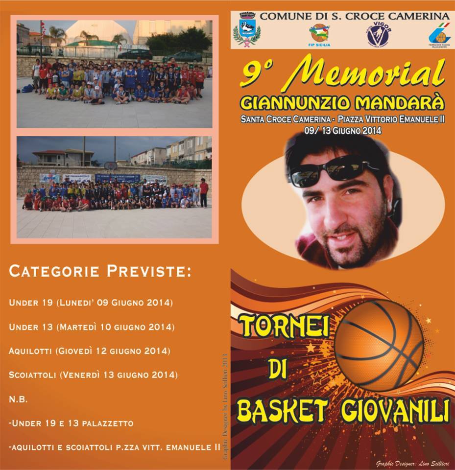  Il 9° “Memorial Giannunzio Mandarà” raddoppia: dal 9 al 13 giugno è la settimana del basket