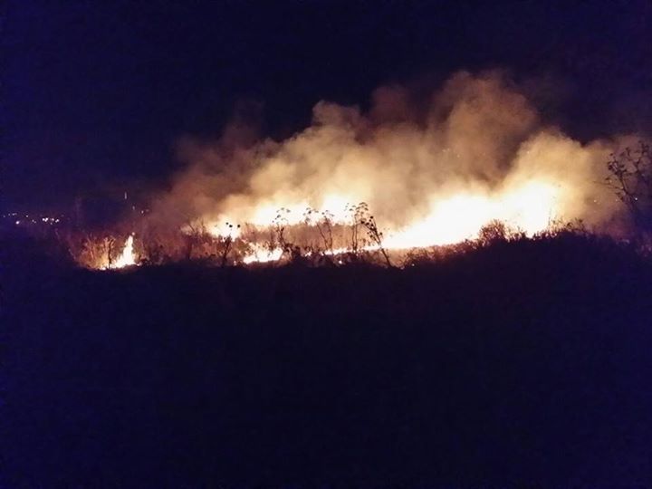  La Protezione Civile di Santa Croce doma due incendi in c.da Cannitello e in c.da Santa Rosalia