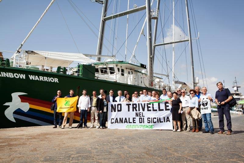  Santa Croce manifesta contro le trivelle nel Canale di Sicilia: e gli attivisti di Greenpeace…