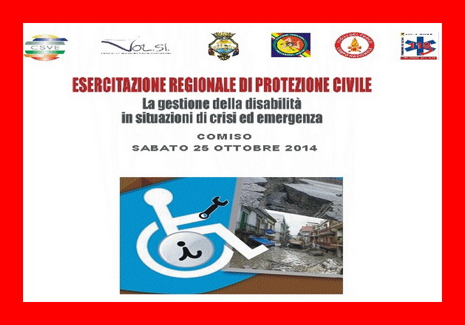  La gestione della disabilità in situazioni di emergenza: anche l’Avs all’esercitazione regionale