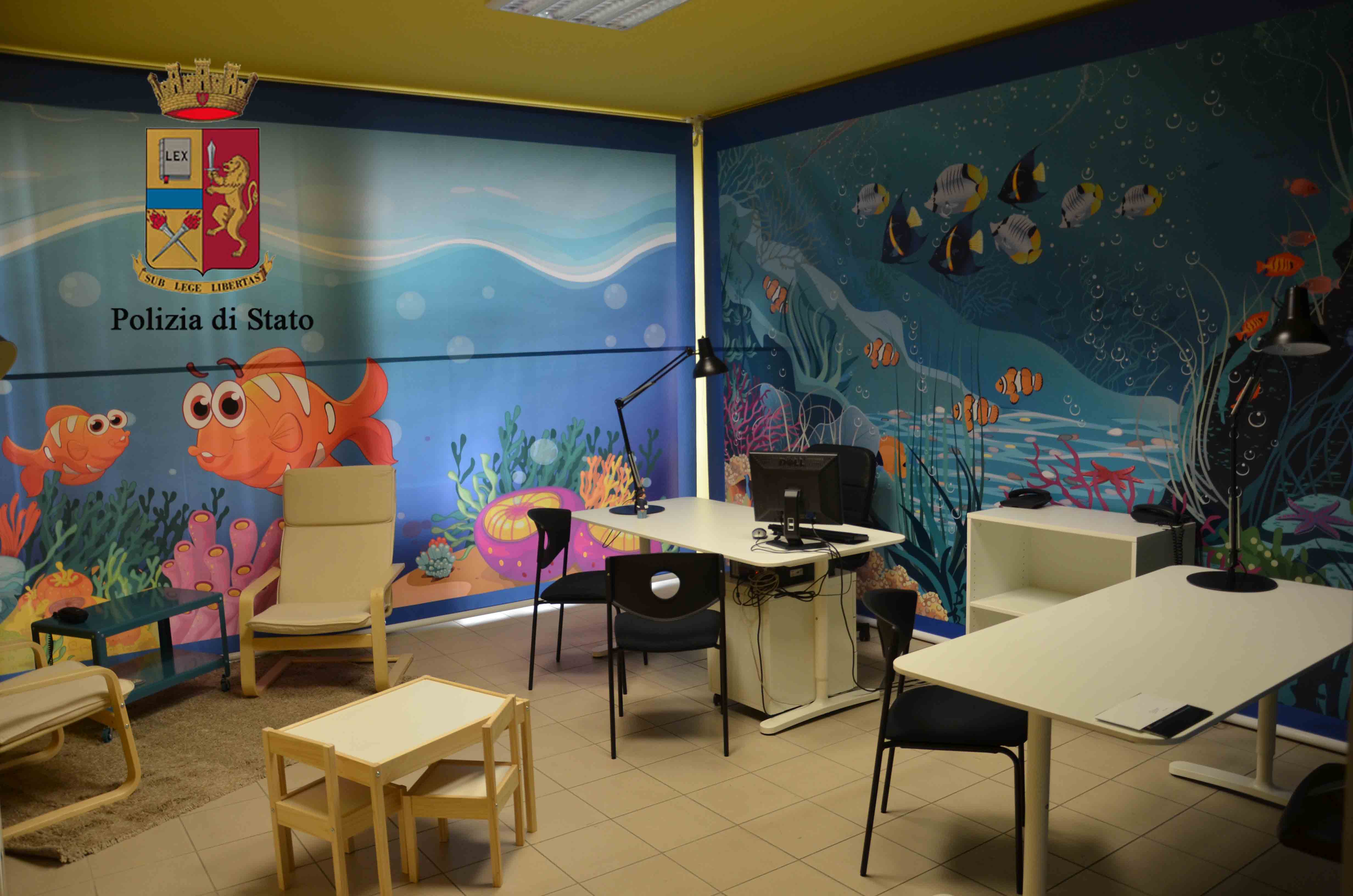   Ragusa – La Polizia di Stato ha realizzato una stanza a misura di bambino per le audizioni protette