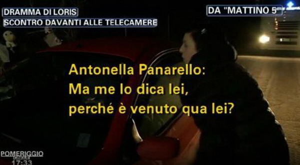  Fidone disturba, Antonella Panarello lo minaccia: “Ti metto le mani al collo”
