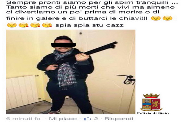  Ragusa – Sequestrate armi e denunciate persone che minacciavano di morte un giornalista
