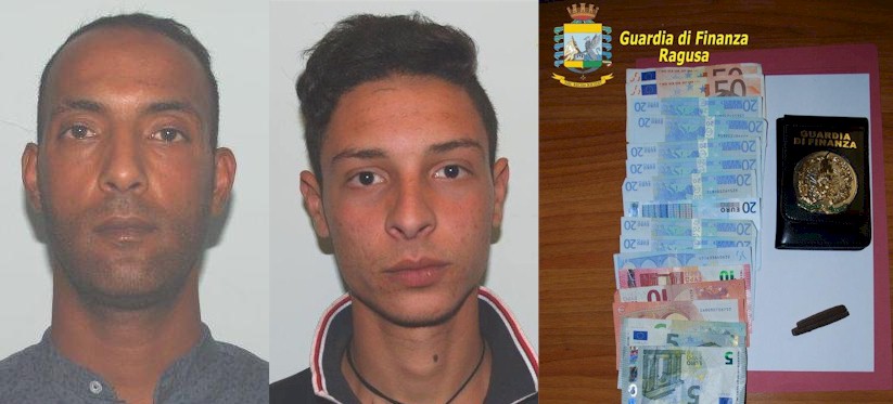 Ragusa – Arrestati dalla Finanza due extracomunitari per spaccio di droga. Segnalati al Prefetto 5 assuntori