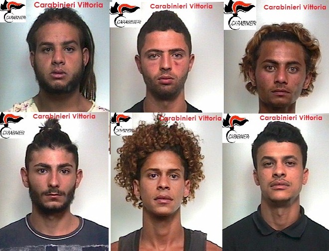  Vittoria: maxirissa fra tunisini sedata dai carabinieri, 6 arresti e 2 denunce