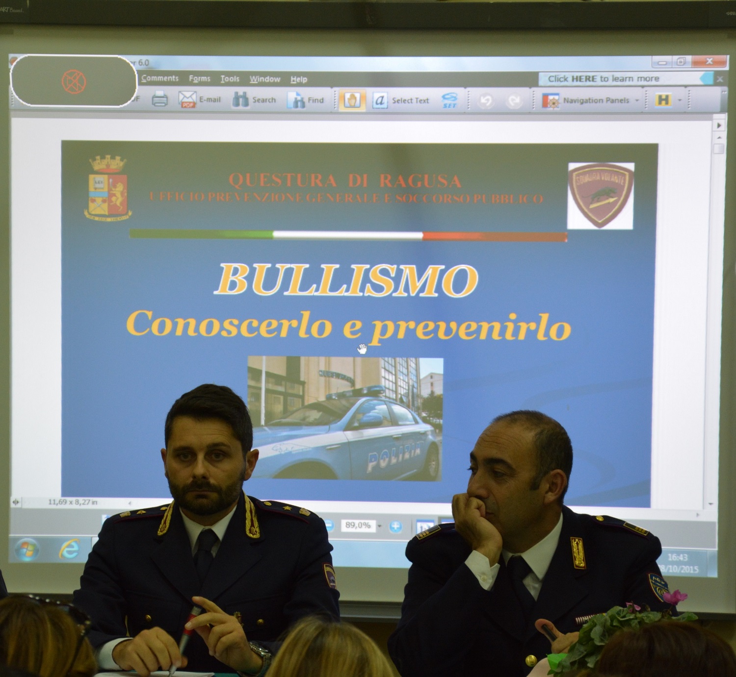  Ragusa – La Polizia a scuola per parlare con insegnanti e genitori di bullismo e cyberbullismo