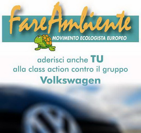  Fare Ambiente organizza una class action contro Volkswagen: come aderire