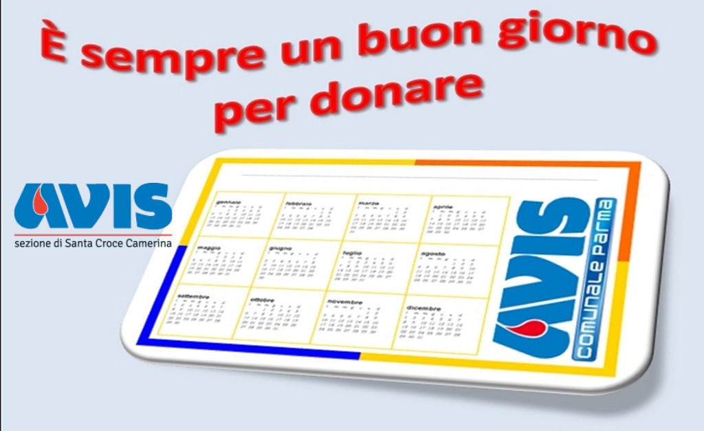  Oggi e domenica nuova donazione di sangue presso l’Avis locale