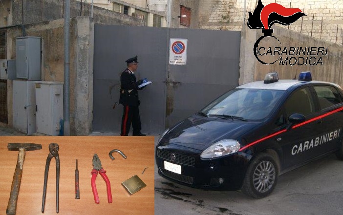  Ispica – Tenta il furto in un deposito del Comune, sorpreso ed arrestato dai Carabinieri