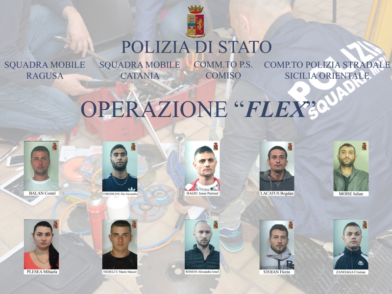  Sgominata banda criminale: furti in negozi e tabacchi, arrestate 14 persone