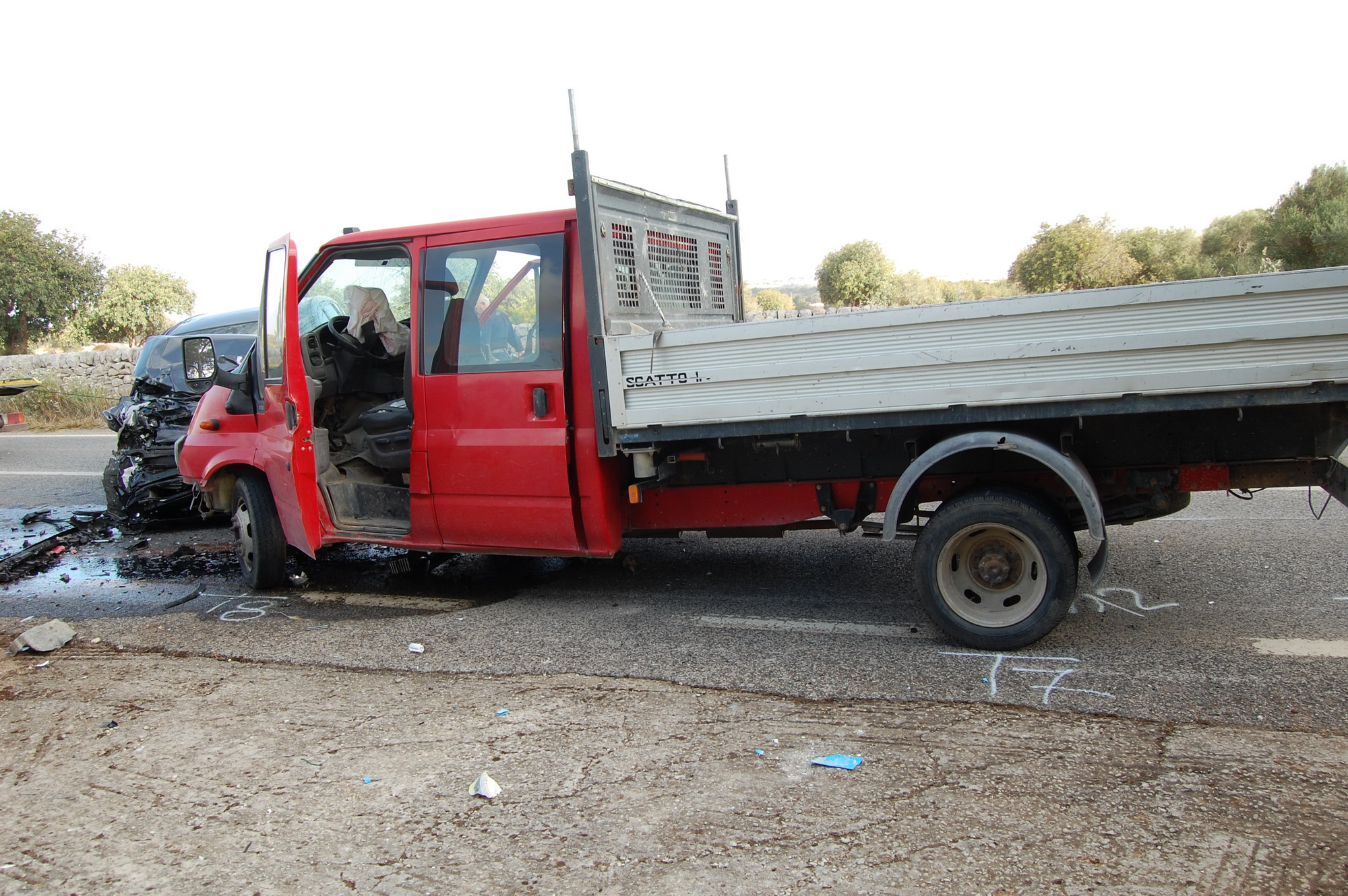  Incidente stradale sulla SP 60 Malavita: feriti i conducenti dei due mezzi