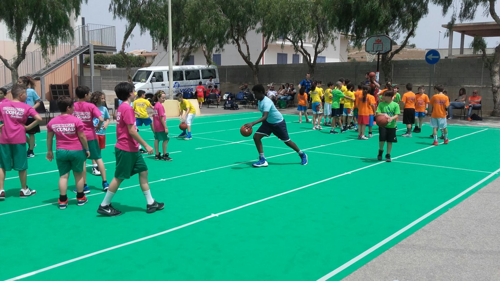  Basket, cento bambini al Jamboree: grande festa con Vigor e Conad