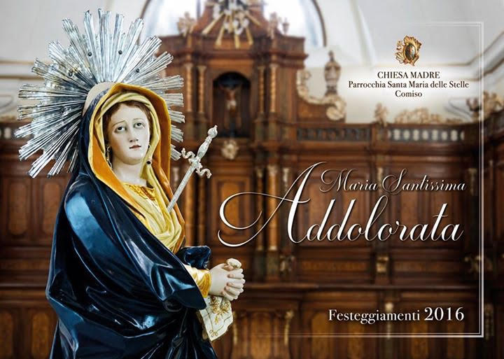  Comiso – Settimana dedicata ai festeggiamenti in onore della Madonna SS. Vergine Addolorata