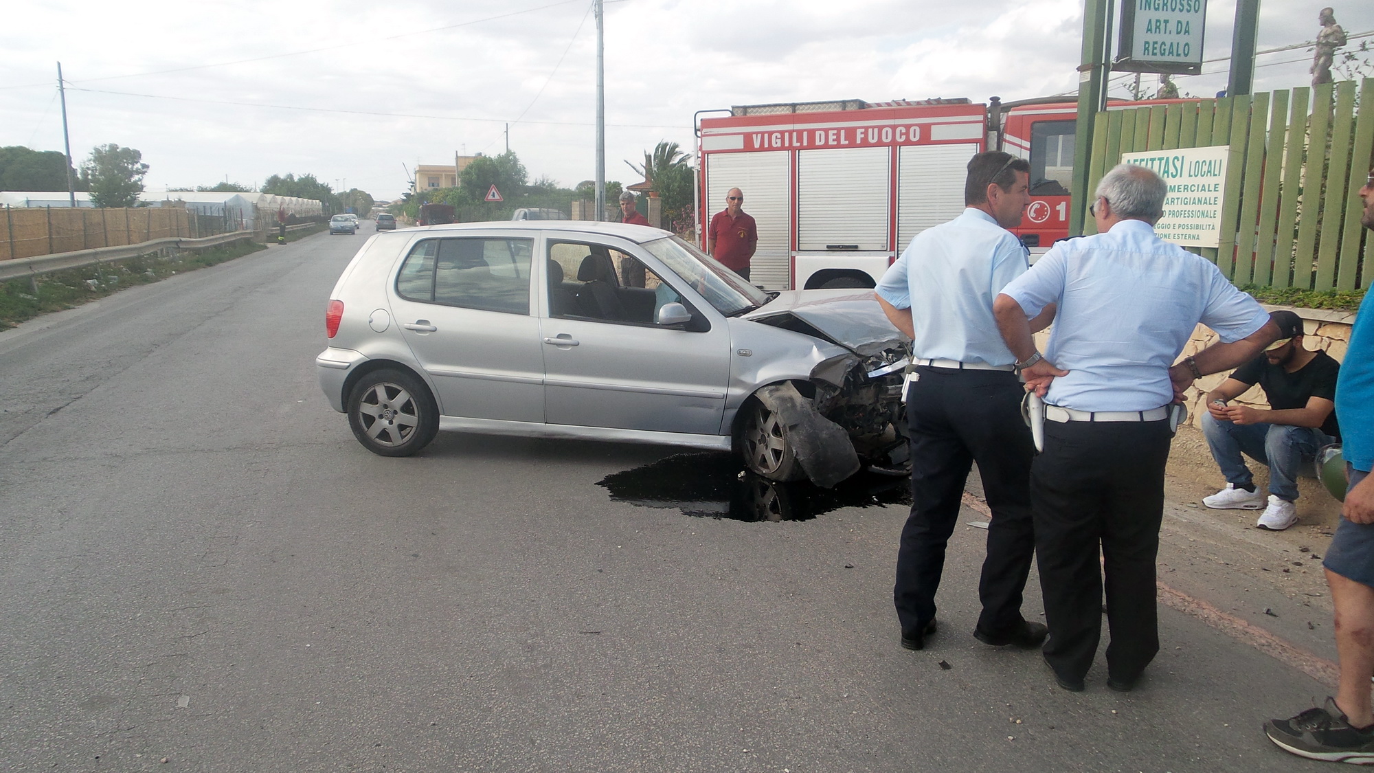  Anche le strade si fanno roventi: doppio incidente fra S.Croce e P.Secca