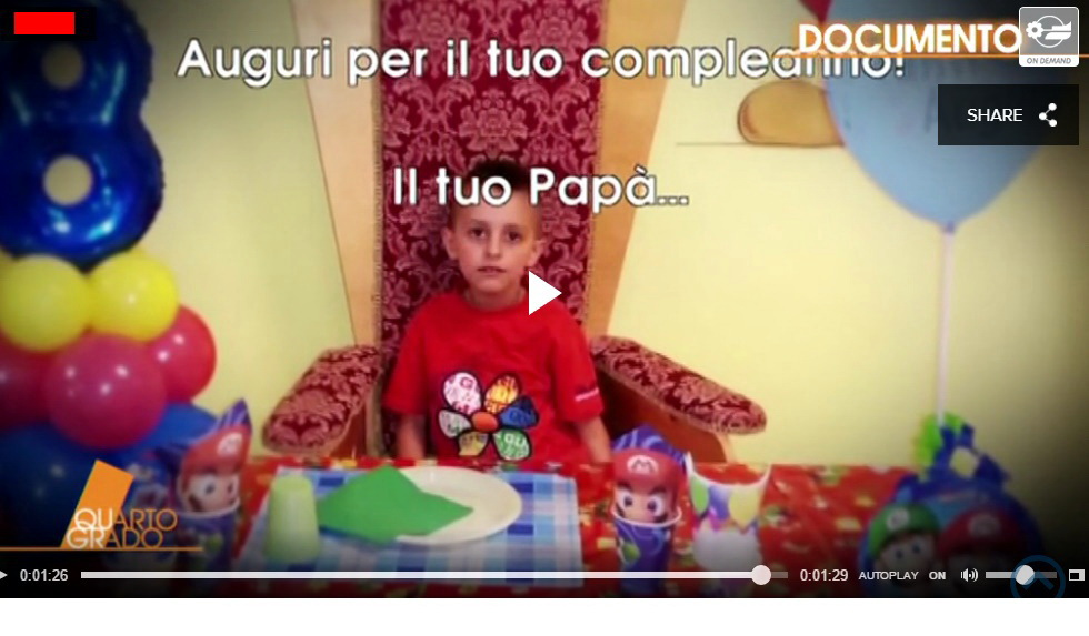  E’ il decimo compleanno di Loris: papà Davide gli scrive una lettera