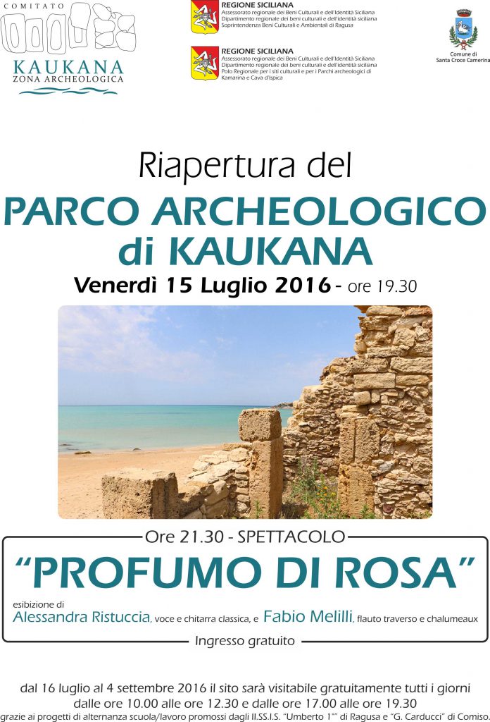 Parco Archeologico Kaukana Locandina