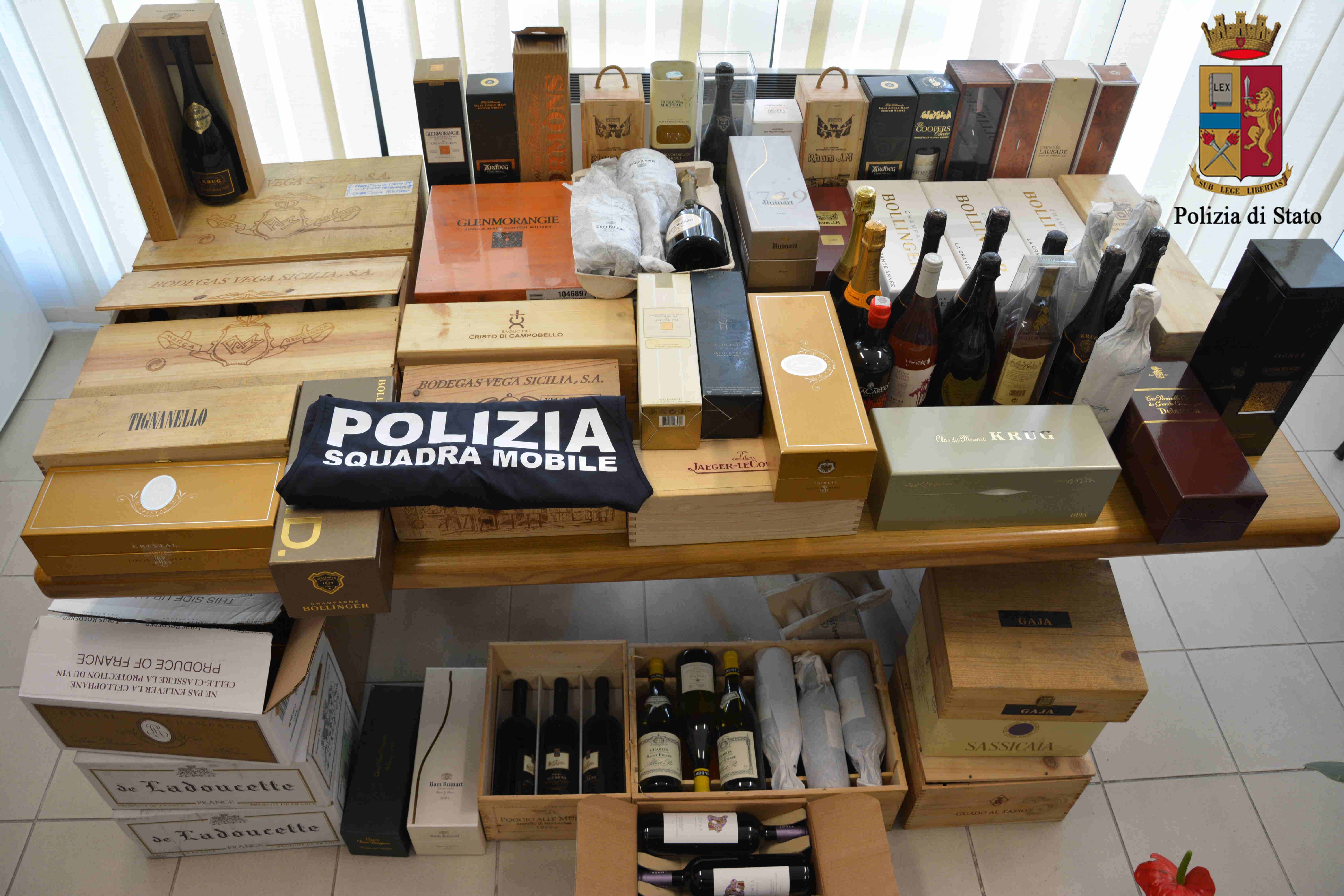  Vittoria – Acquista e rivende vino pregiato rubato a un collezionista: 49enne denunciato per ricettazione