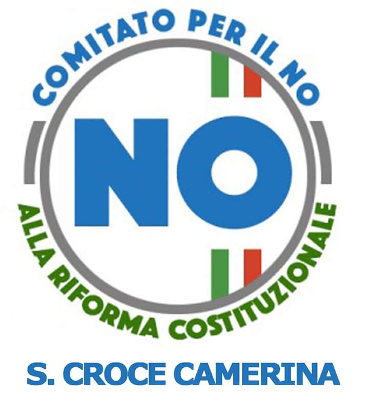 Santa Croce – Domenica in piazza V.Emanuele gazebo per il NO al referendum costituzionale