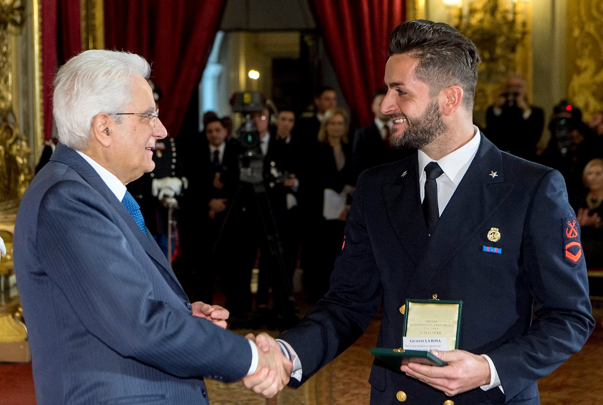  La Rosa è Cavaliere della Repubblica: premiato da Mattarella al Quirinale