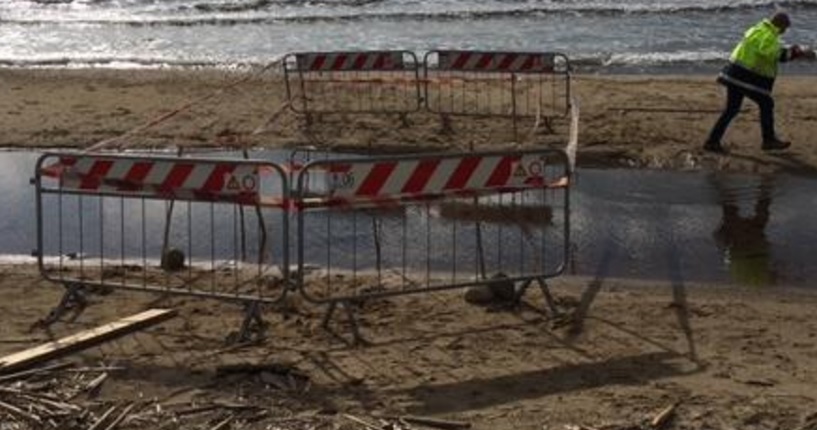  Casuzze – Fatto brillare ordigno bellico rinvenuto sulla spiaggia dopo l’ondata di maltempo