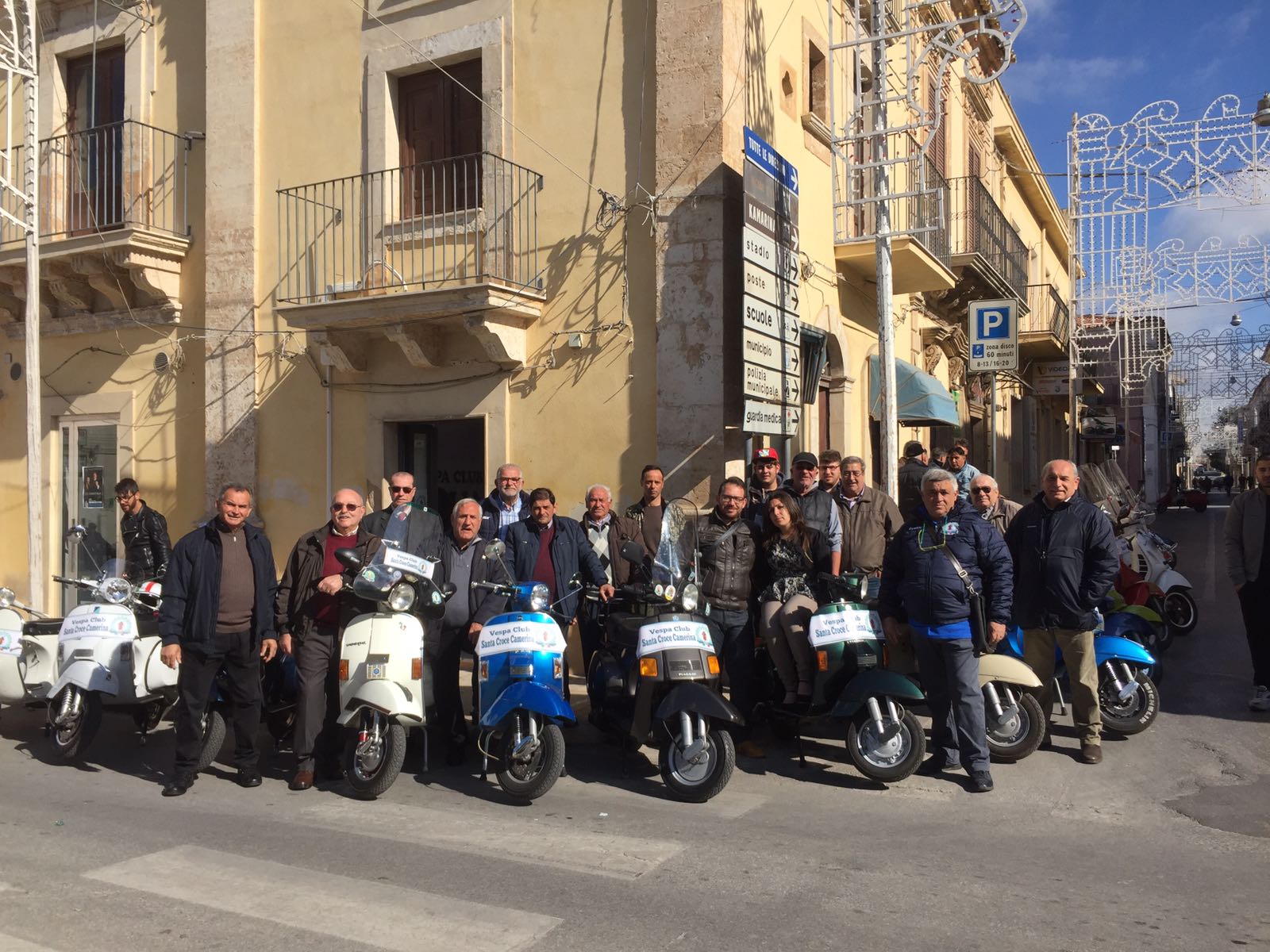  Moto d’epoca in piazza per San Giuseppe: il Vespa Club in prima linea