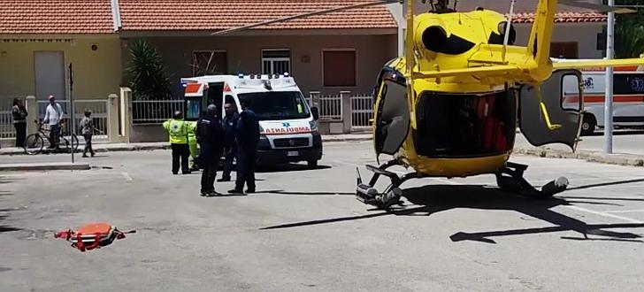  Caucana, operaio cade da una scala: trasportato a Catania in elisoccorso