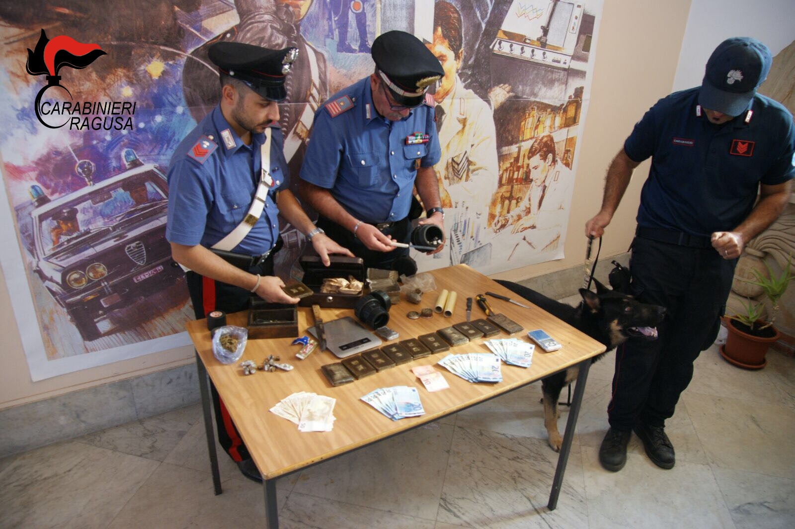  Tre arresti per spaccio di droga: 42enne di Santa Croce con 12 panetti di hashish