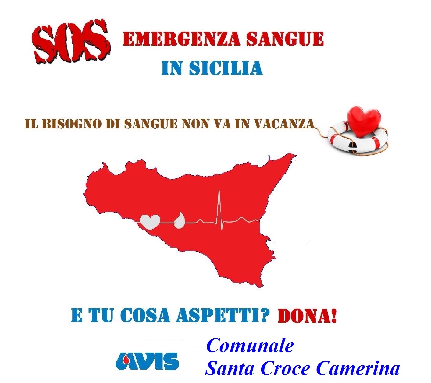  Avis, ora il sangue serve: donazione venerdì 11 e domenica 27 agosto