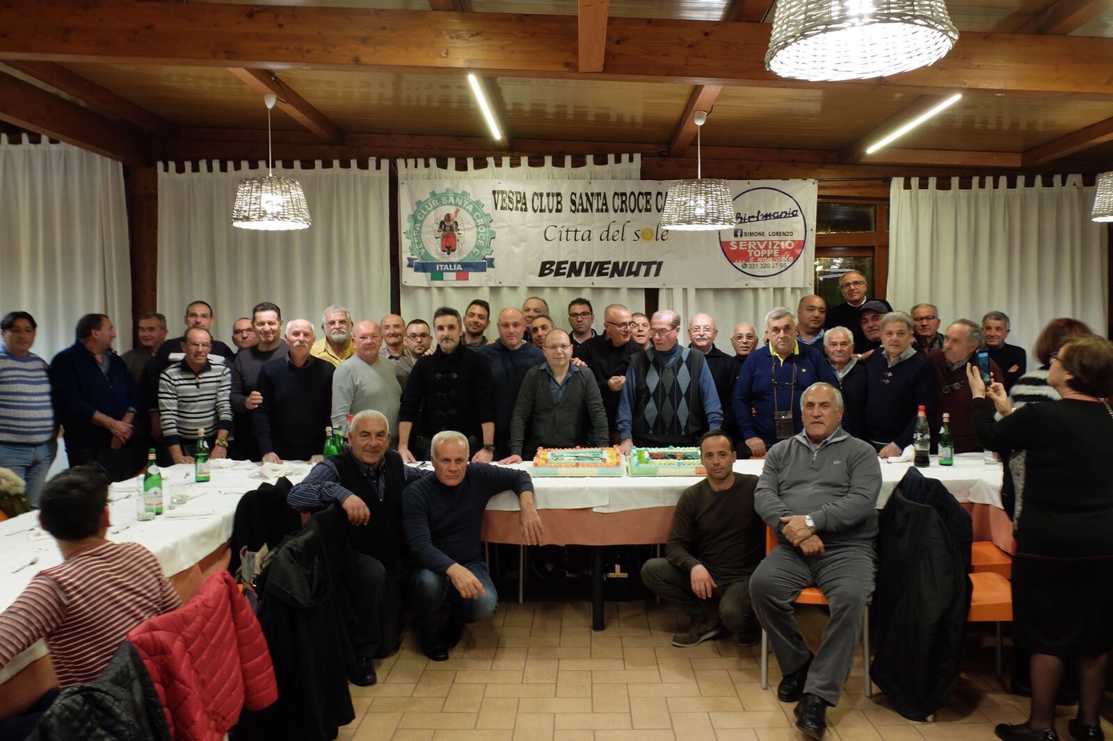  Vespa Club Santa Croce: una festa per celebrare il sesto anno dalla fondazione