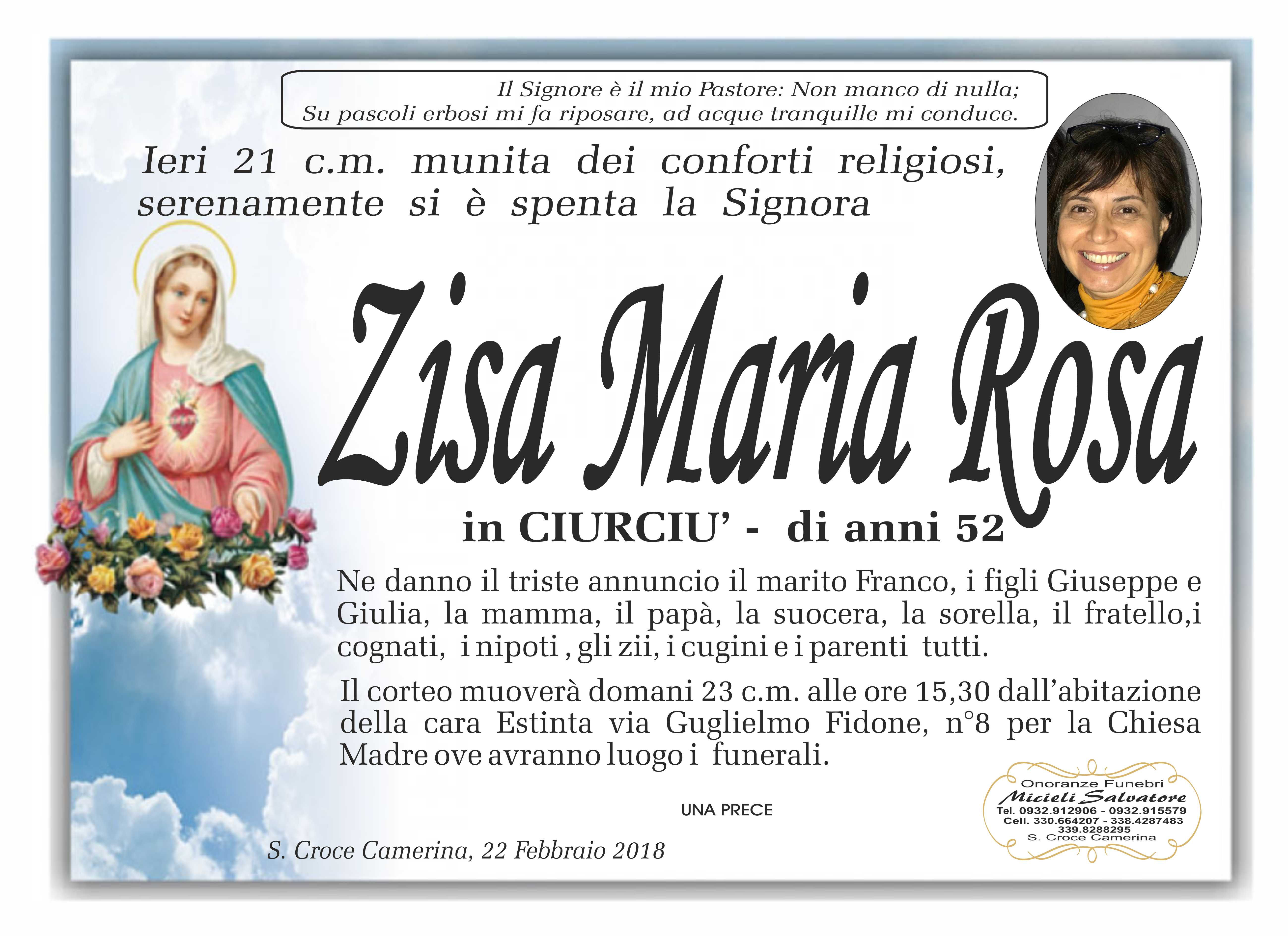  Addio Maria Rosa