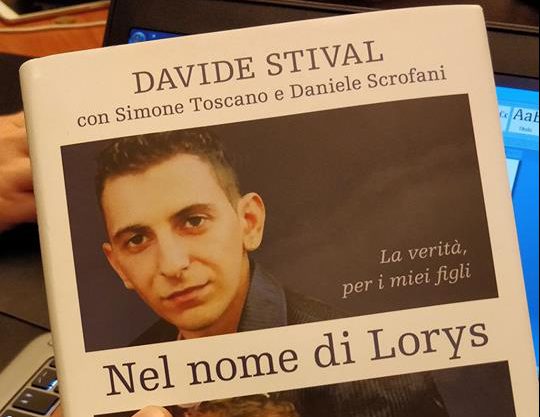  “Nel nome di Lorys” diventa un libro: è scritto dal giornalista Simone Toscano