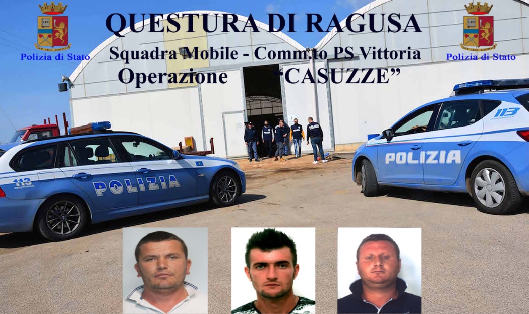  Traffico di cocaina fra Marina di Ragusa e Casuzze: arrestati tre albanesi