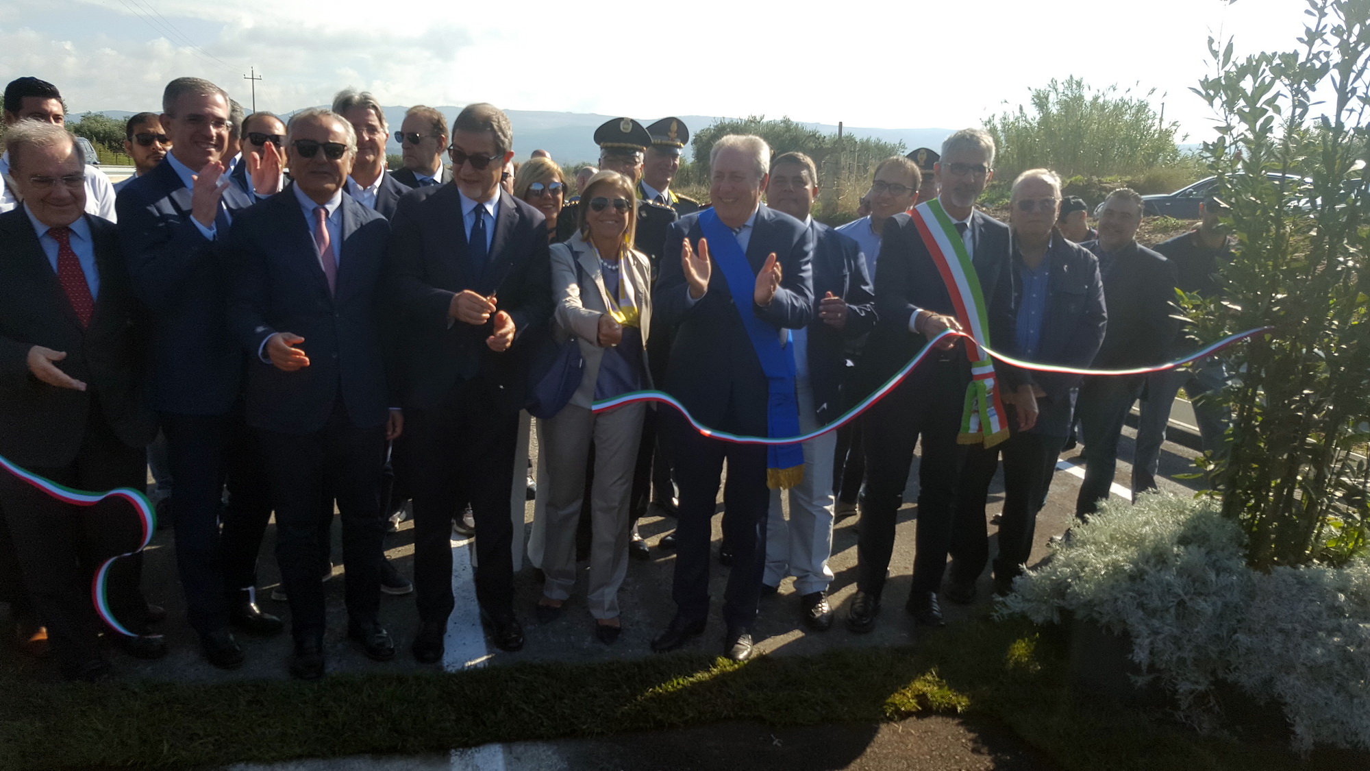  Inaugurata la nuova bretella per l’aeroporto di Comiso, presente Musumeci