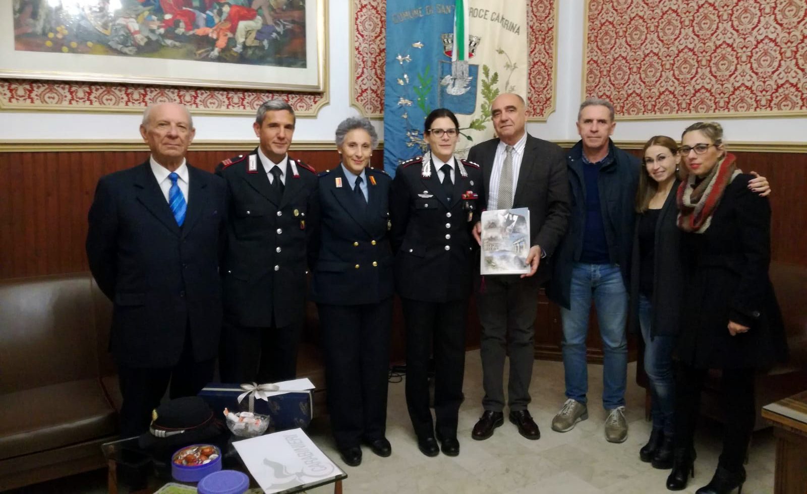  Il capitano dei carabinieri di Ragusa in visita al comune: “Legalità sia il faro”