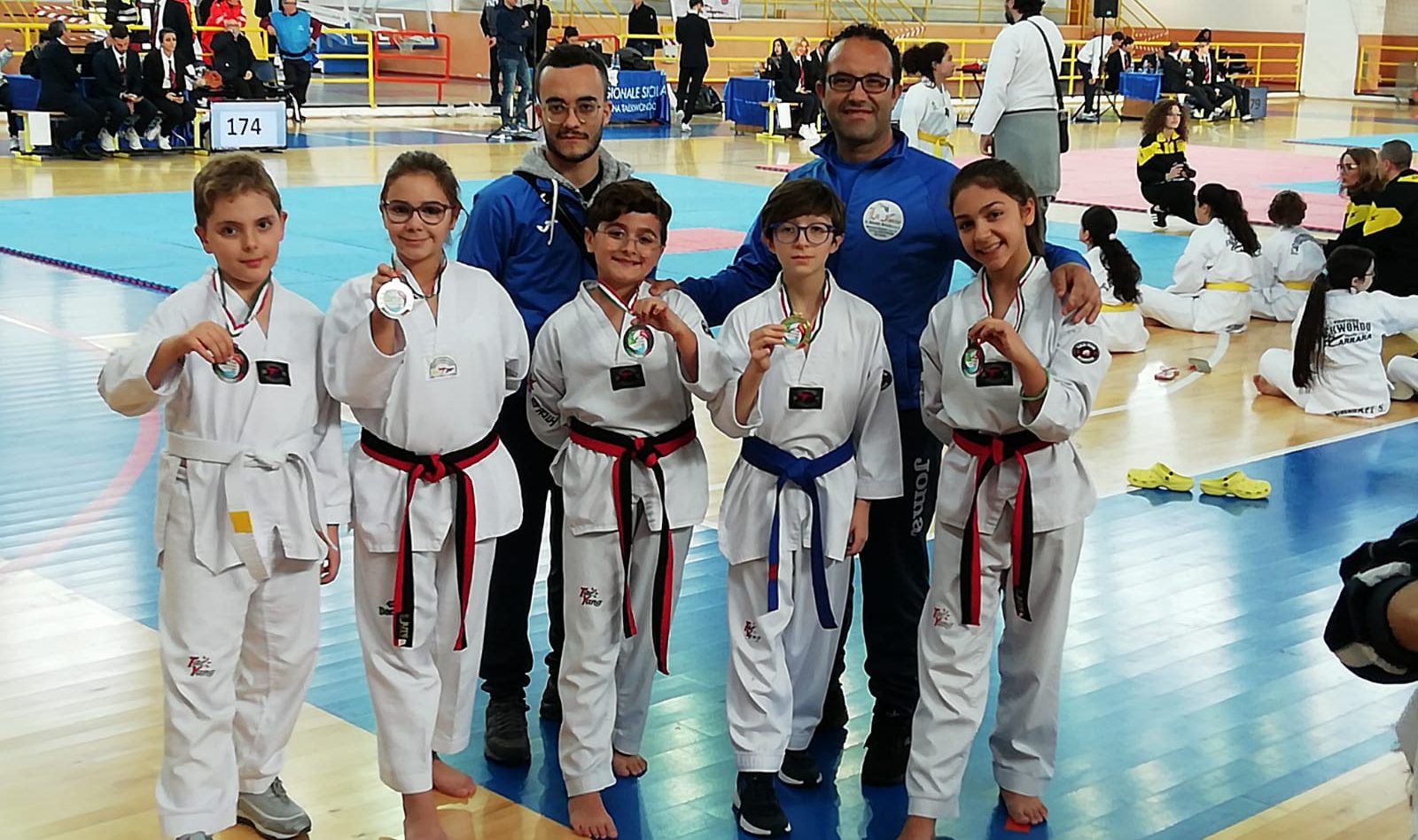  Un grande oro e quattro podi: la Asd Taekwondo Kamarina brilla a Bagheria