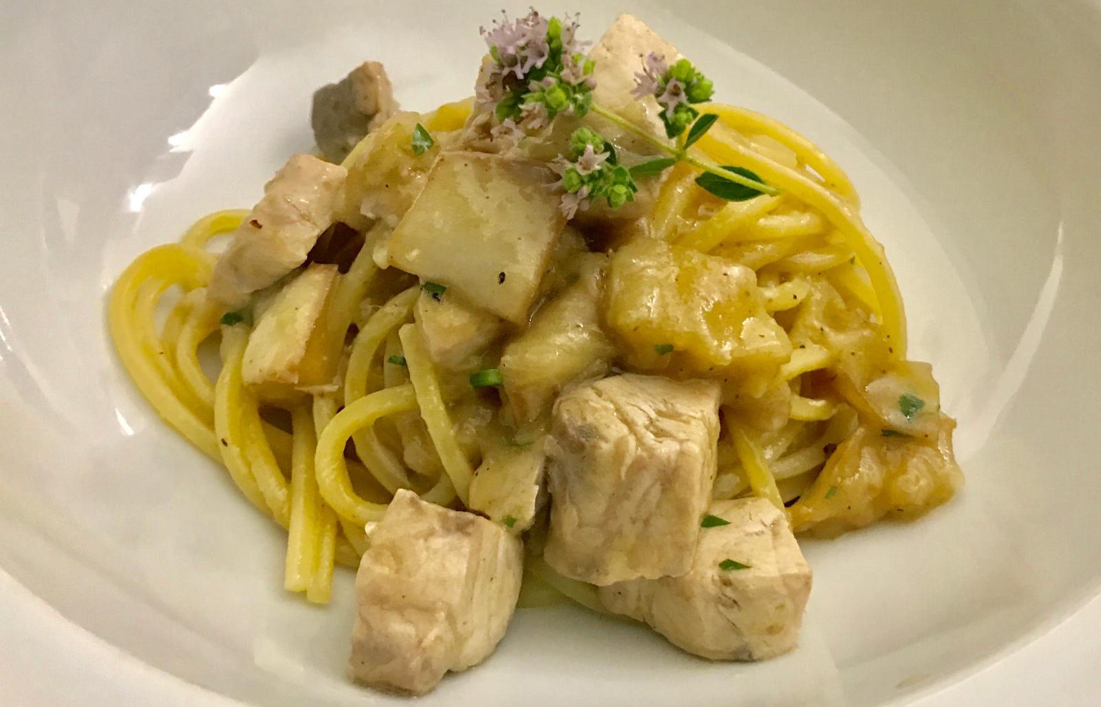  Le ricette di Joseph | Spaghetti con pesce spada, melanzana e zafferano