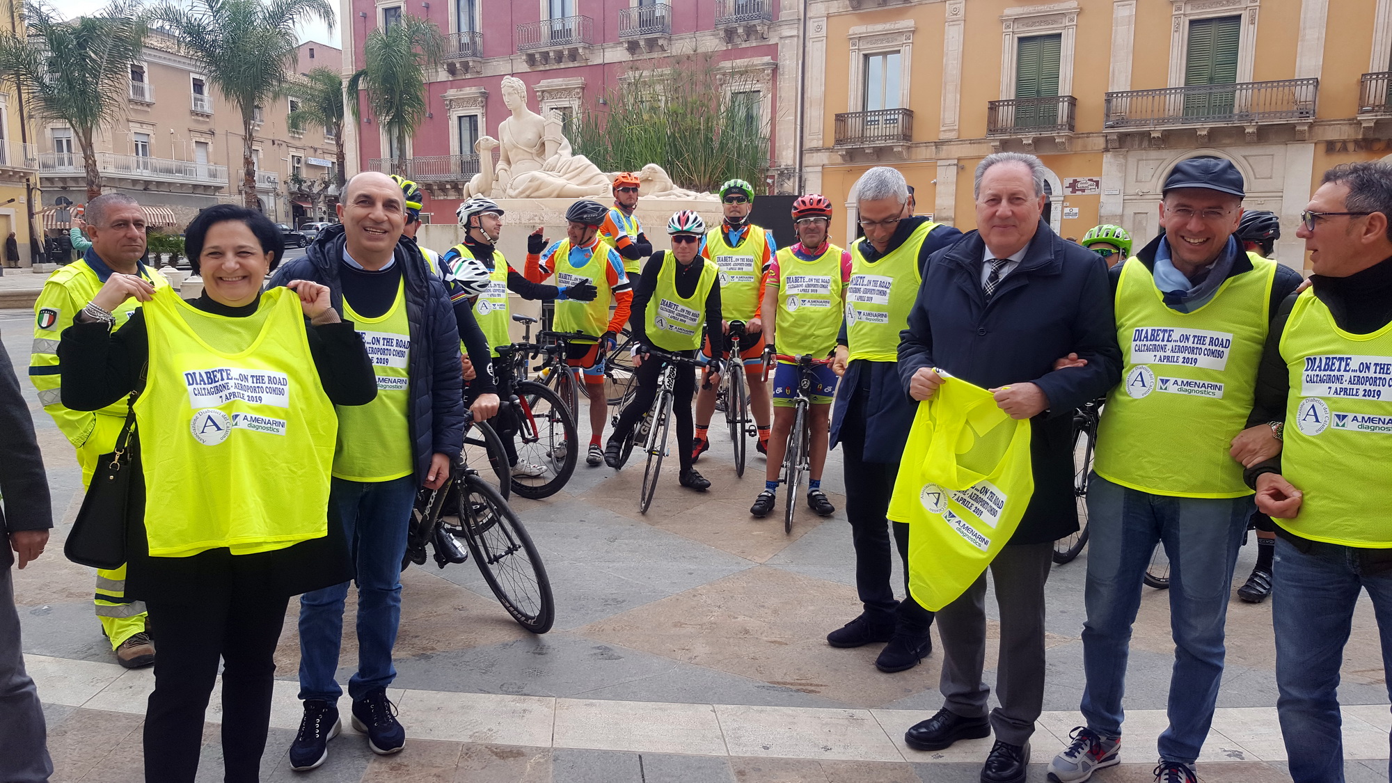  Lotta contro il diabete: in bici da Caltagirone all’aeroporto di Comiso