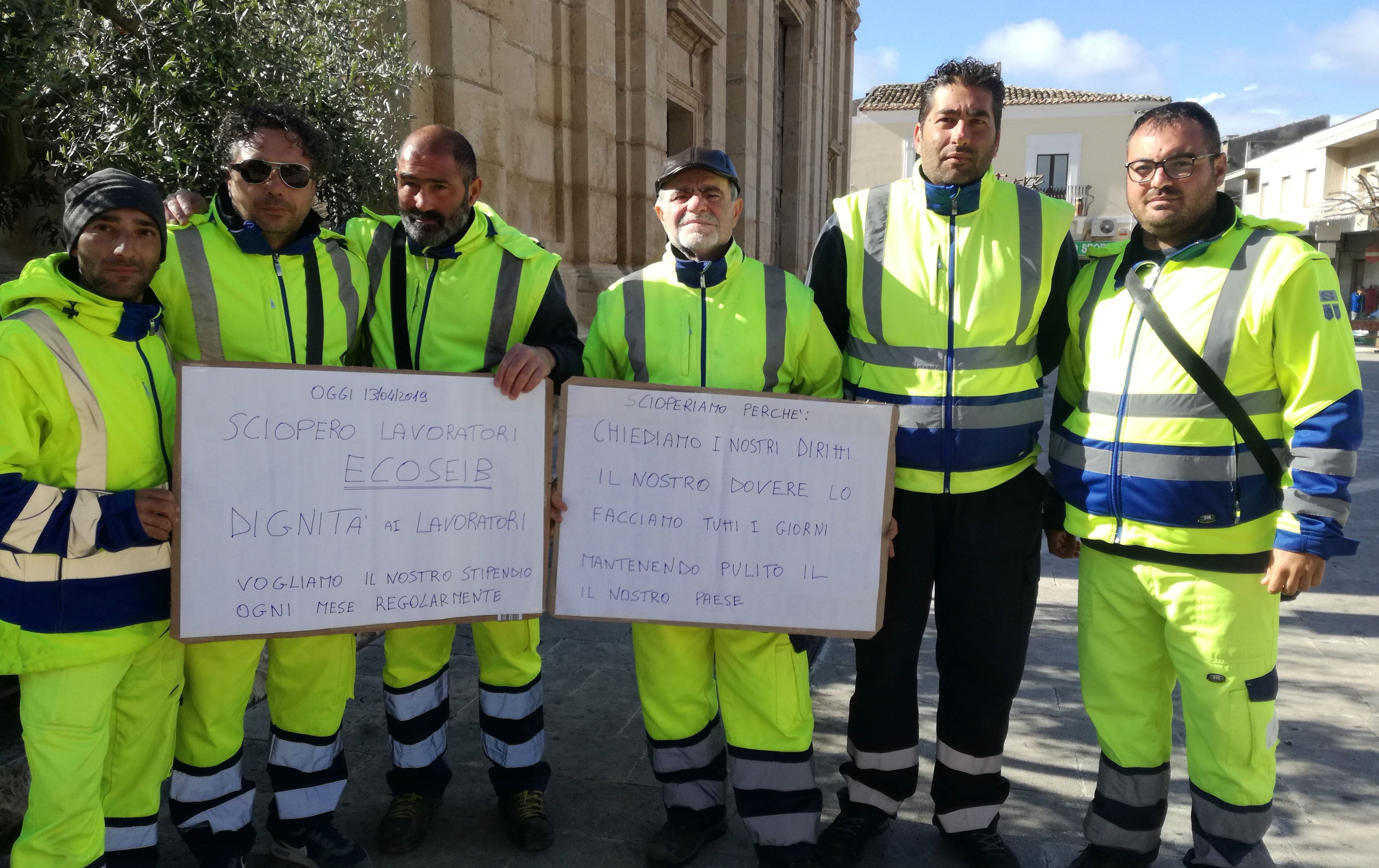  Operai della ditta Ecoseib si fermano: “Cronico ritardo negli stipendi”