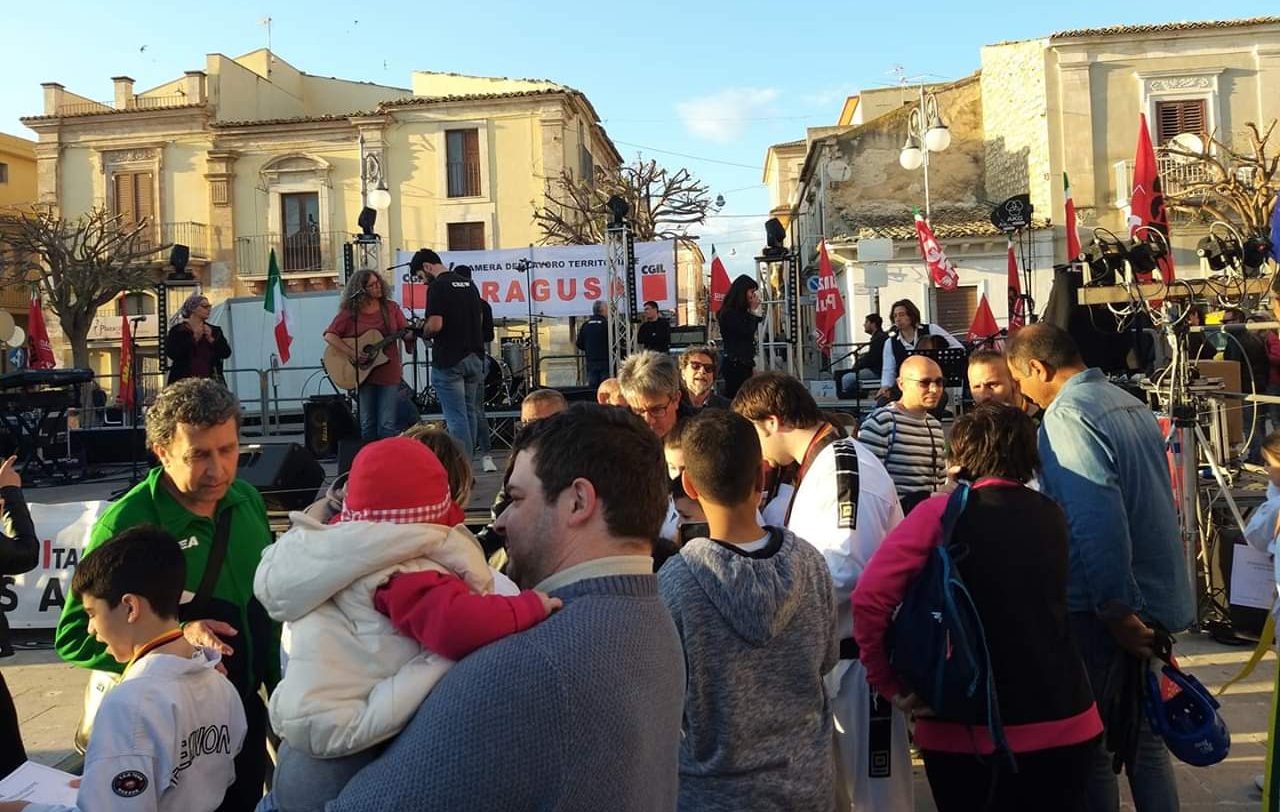  I temi della CGIL, che ha trascorso a Santa Croce la festa dei lavoratori