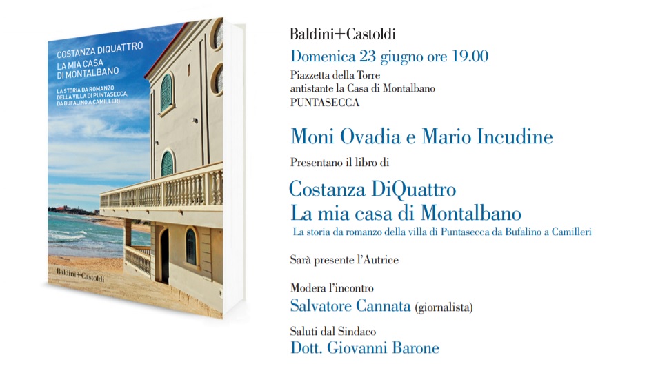  “La mia casa di Montalbano ora è di tutti”: il libro di Costanza Di Quattro