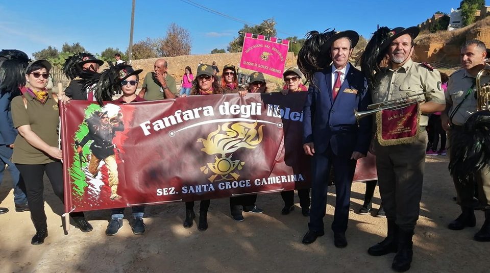  I bersaglieri sfilano alla Valle dei Templi. Presente la fanfara di S.Croce