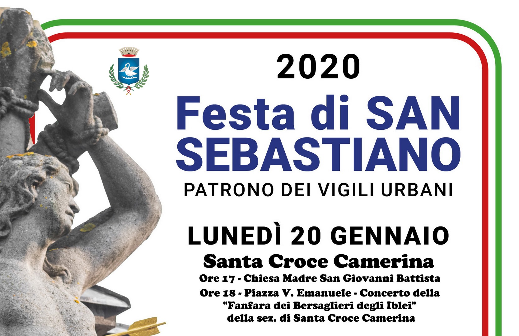  La festa di San Sebastiano. S.Croce omaggia il patrono dei vigili urbani